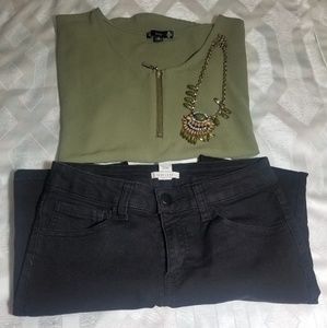 Forever 21 black jean.